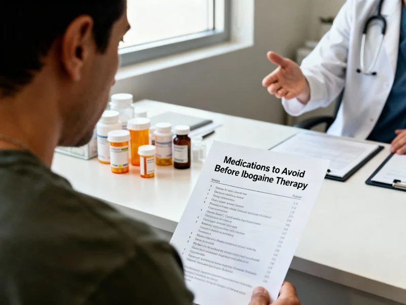 A List of Medications to Avoid Before Ibogaine Therapy (Contraindications)